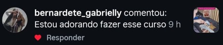 Depoimento aluna 3