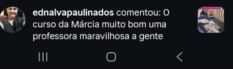 Depoimento aluna 6